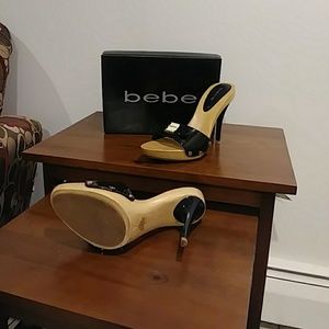 High heel BeBe vintage clogs